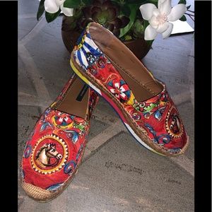 Dolce & Gabbana Multicolor Carretto Espadrilles